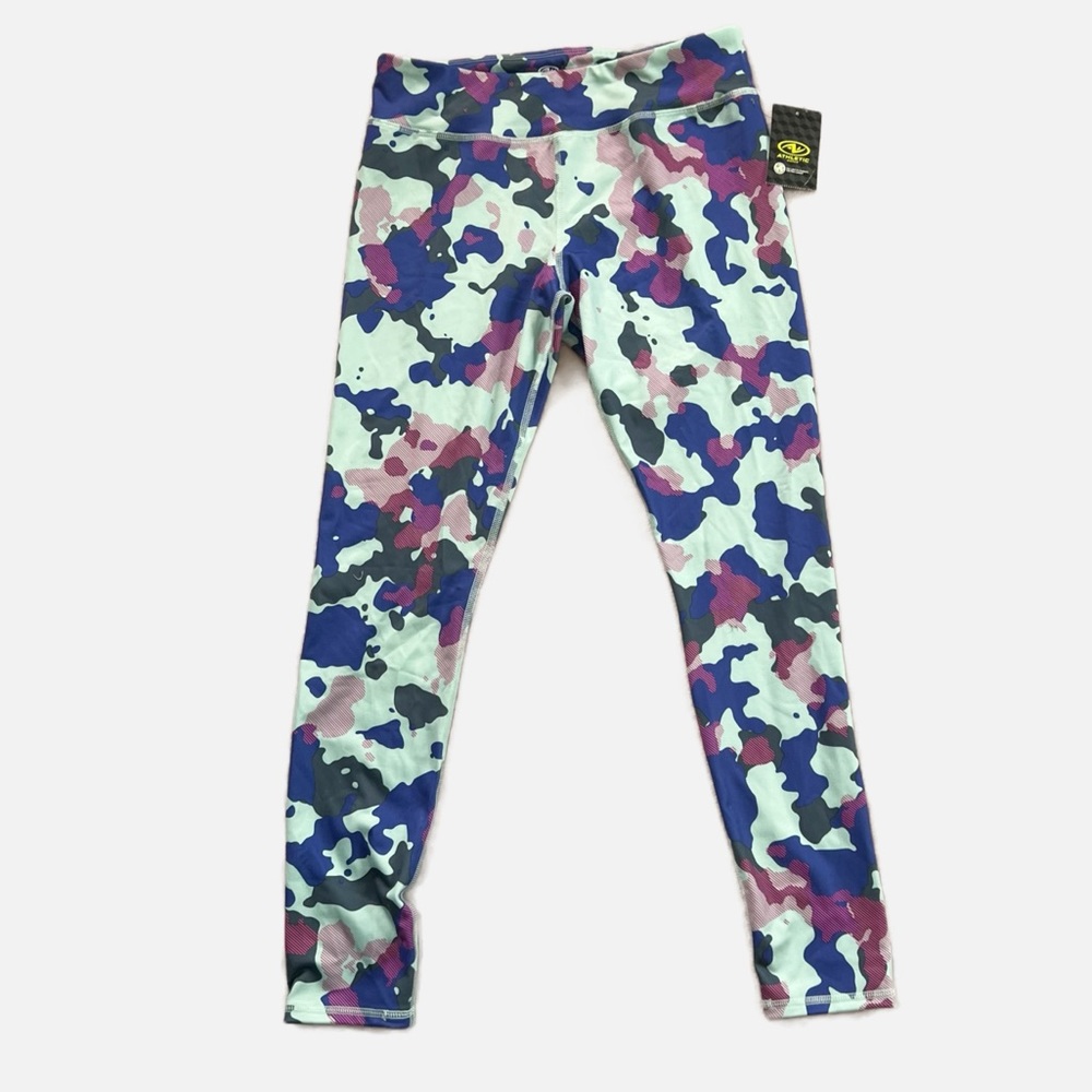 NWT Athletic Works Purple Camo Leggings